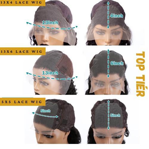 100% Virgin Lace Frontal Wig |Straight | Body Wave | Loose Wave|